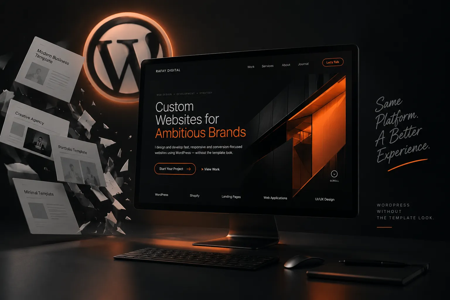 WordPress Doesn’t Have to Look Like WordPress.
